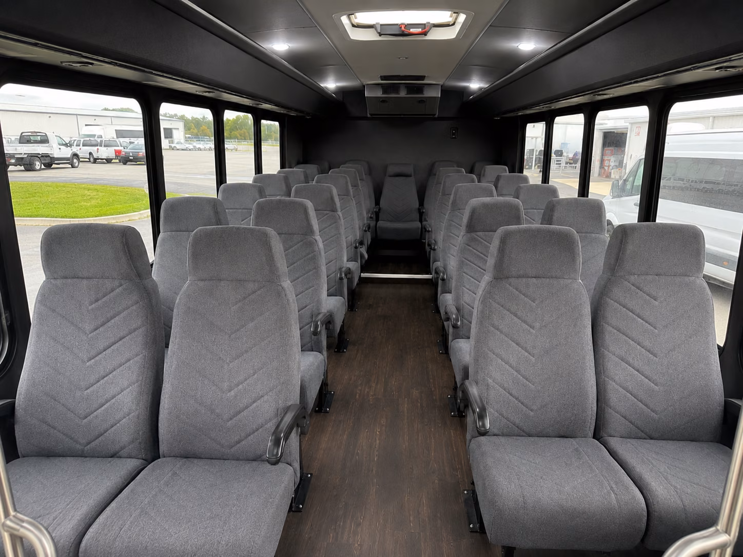 milpitas 20 passenger minibus inside