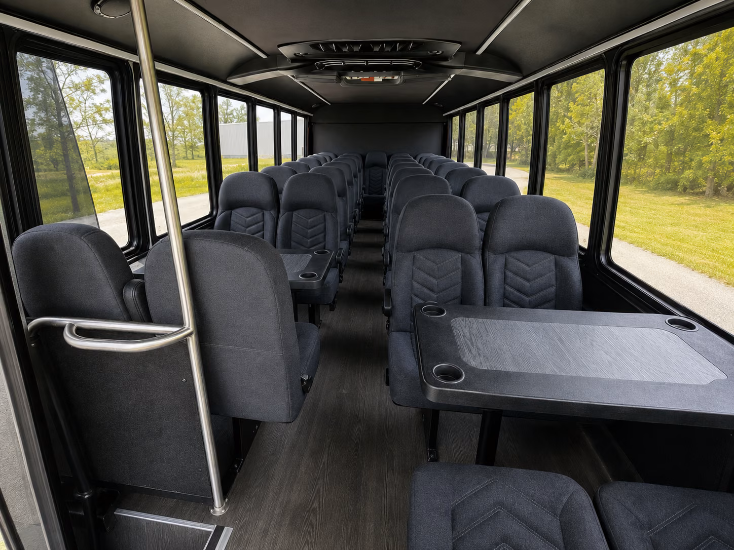 milpitas 20 passenger minibus interior