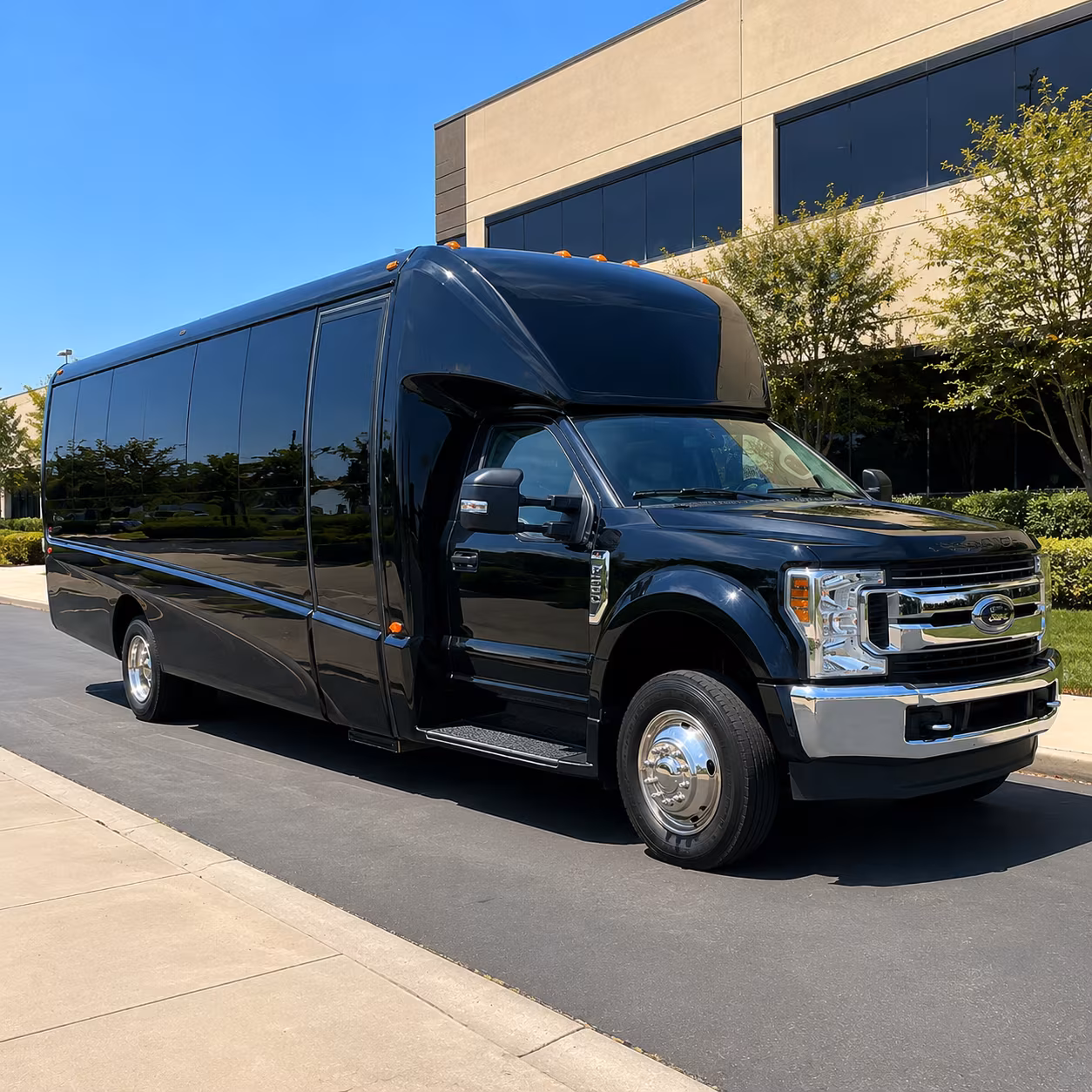 milpitas corporate event transportation onboard seating
