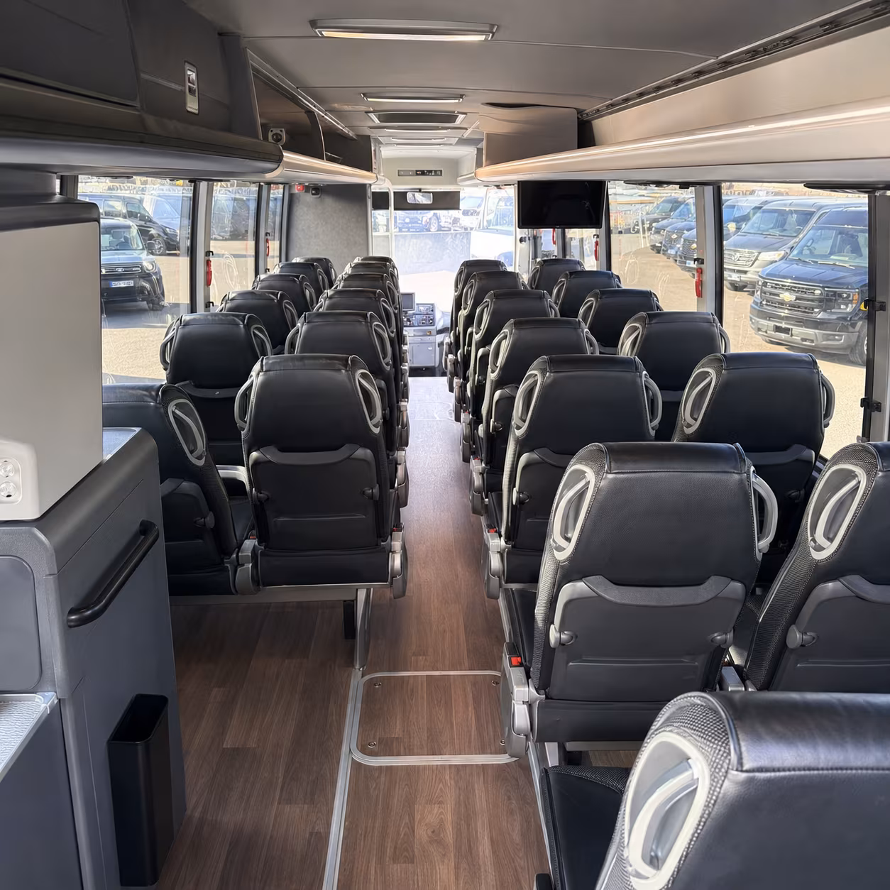 milpitas employee transportation onboard seating