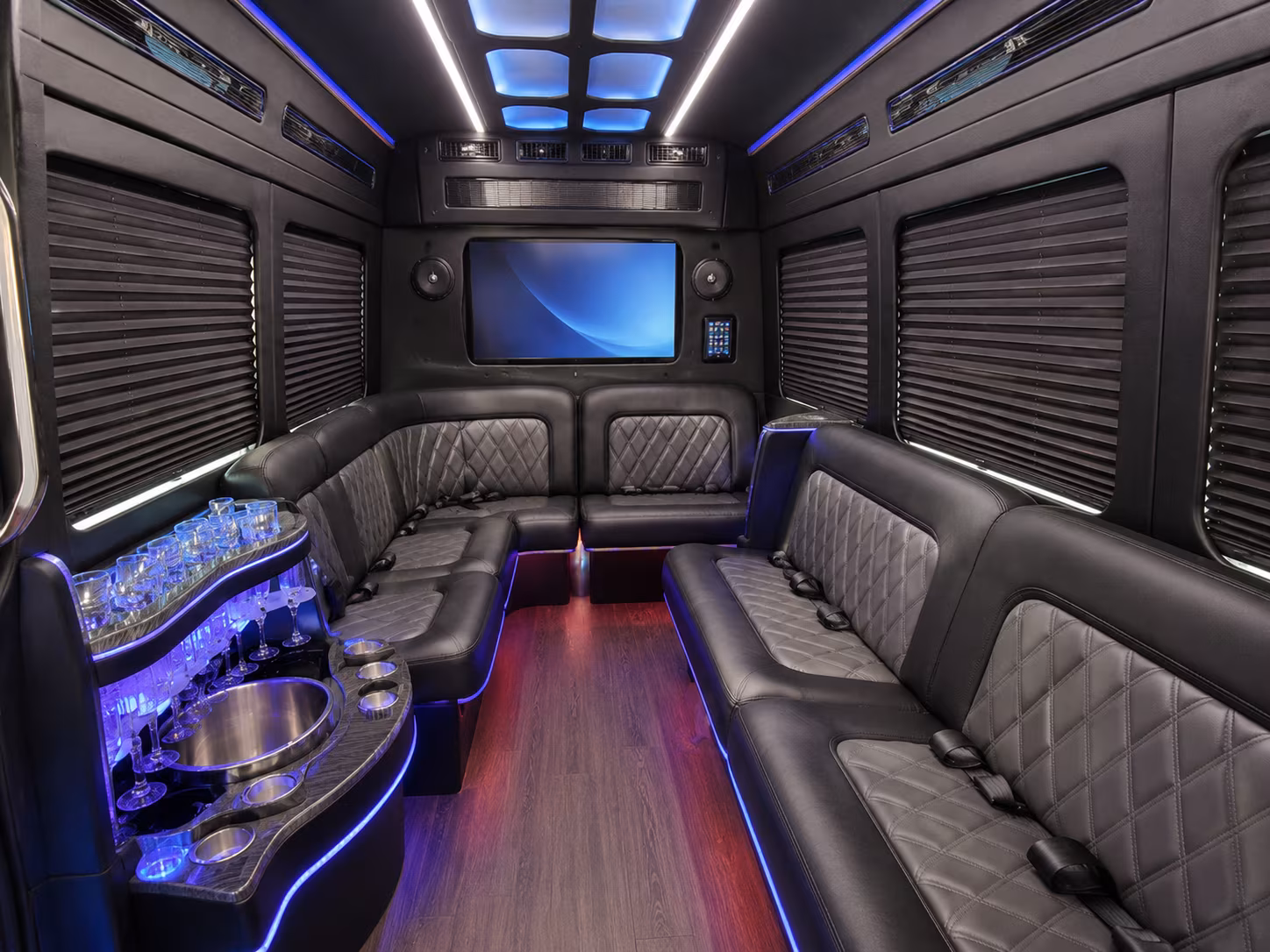 milpitas private event transportation onboard seating
