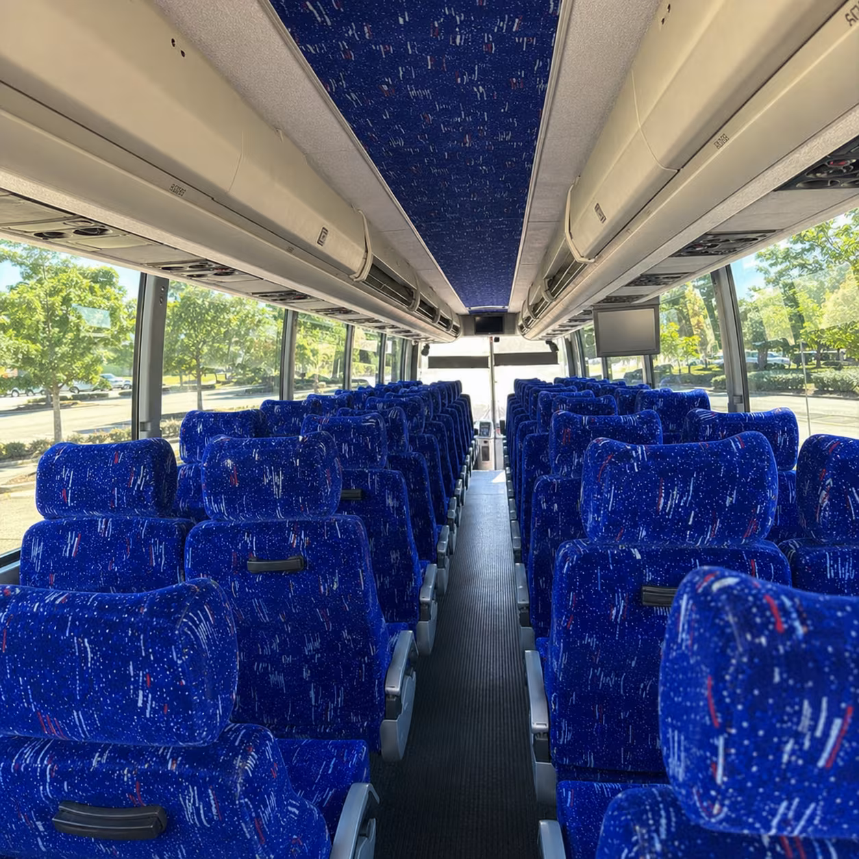 milpitas religious group transportation onboard seating