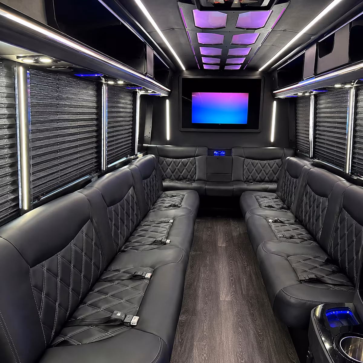 party buses to shoreline amphitheatre for festival weekends and touring acts