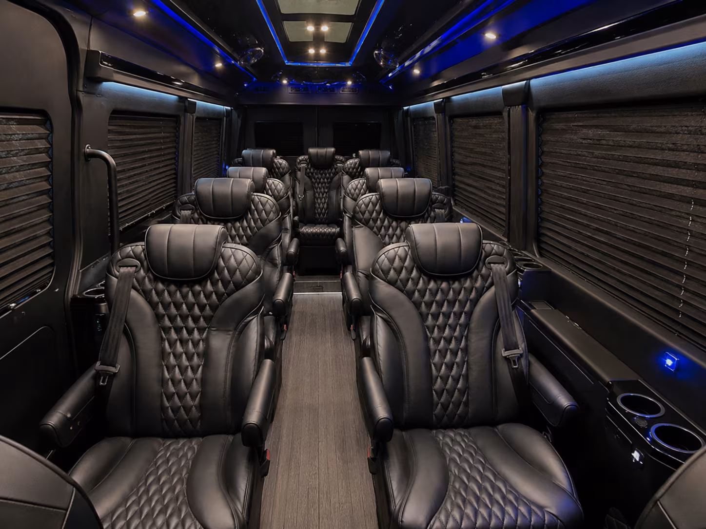 sprinter van with driver interior